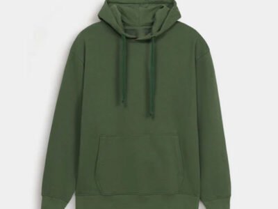 Premium Heavyweight Cotton Fleece Pullover Hoodie with Custom Drawstring and Kangaroo Pocket