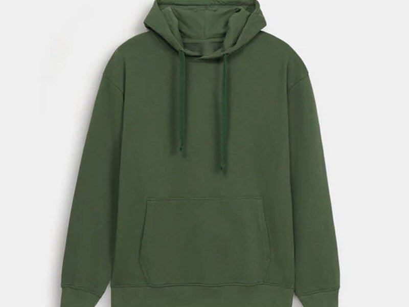 Premium Heavyweight Cotton Fleece Pullover Hoodie with Custom Drawstring and Kangaroo Pocket