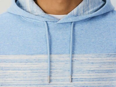 Premium Cotton Fleece Colorblock Pullover Hoodie with Front Pocket - Custom Wholesale Casual Apparel