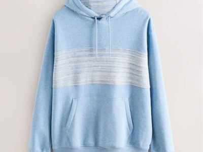 Premium Cotton Fleece Colorblock Pullover Hoodie with Front Pocket - Custom Wholesale Casual Apparel