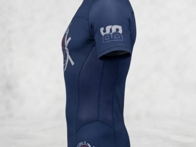Professional Short-Sleeve Compression Rash Guard for BJJ, MMA, and Martial Arts Training - Custom Wholesale Activewear