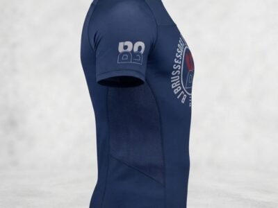 Professional Short-Sleeve Compression Rash Guard for BJJ, MMA, and Martial Arts Training - Custom Wholesale Activewear