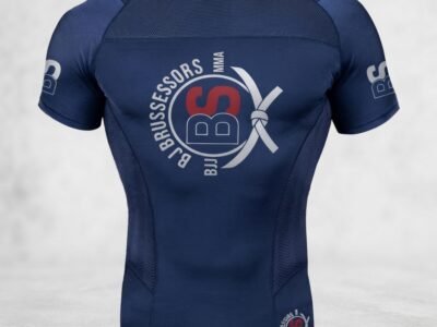 Professional Short-Sleeve Compression Rash Guard for BJJ, MMA, and Martial Arts Training - Custom Wholesale Activewear